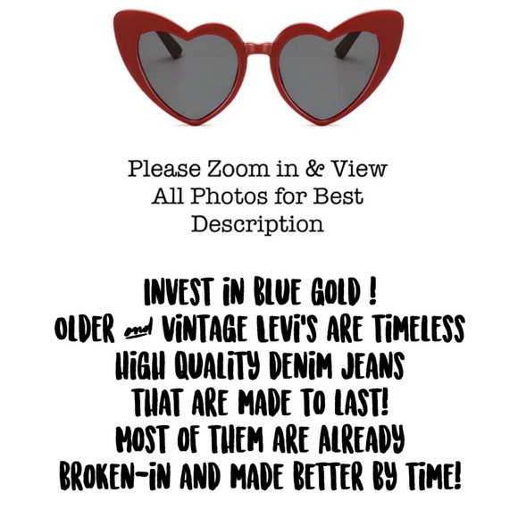 Levi’s 505 Straight Leg Jeans Blue - Picture 7 of 15